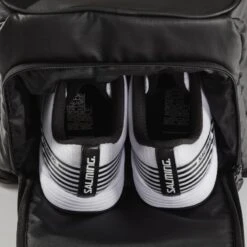 Salming Multi Sport Backpack Racquet Bag (Black) -Racket Equipment Store 1159873 0101 shoe compartment