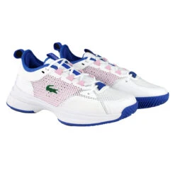 Lacoste AG-LT21 Textile Women's Tennis Shoes (White/Pink) -Racket Equipment Store 44SFA0040 1Y9 4