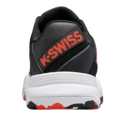 K-Swiss Court Express OMNI Junior Tennis Shoe (Black/White/Orange) -Racket Equipment Store 86609 060.03