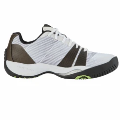 Prince T22.5 Men's Tennis Shoe (White/Green/Black) 8 Prince T22.5 Men's Tennis Shoe (White/Green/Black) -Racket Equipment Store 8P491149 MEDIAL