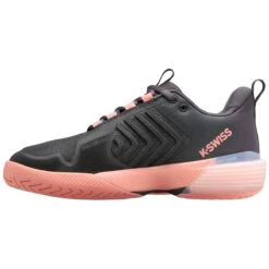 K-Swiss Ultrashot 3 Women's Tennis Shoe (Asphalt/Peach/White) 9 K-Swiss Ultrashot 3 Women's Tennis Shoe (Asphalt/Peach/White) -Racket Equipment Store 96988 007.04