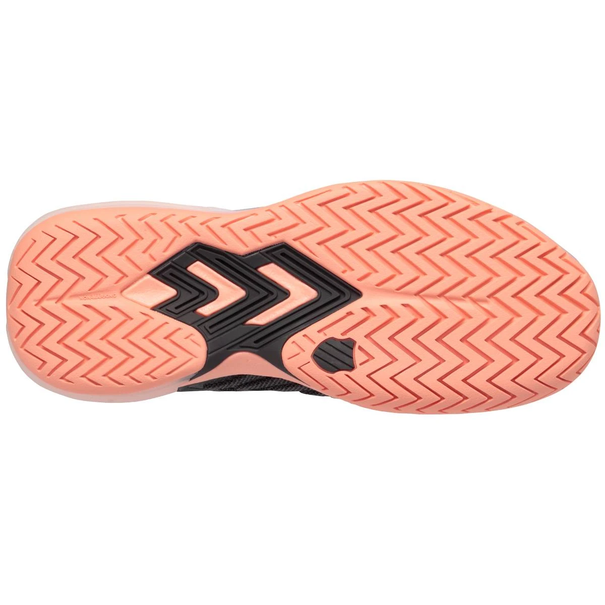 K-Swiss Ultrashot 3 Women's Tennis Shoe (Asphalt/Peach/White) 2 K-Swiss Ultrashot 3 Women's Tennis Shoe (Asphalt/Peach/White) - Image 2