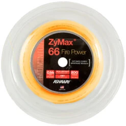 Ashaway Zymax 66 Fire Power Badminton String Reel (Orange)
