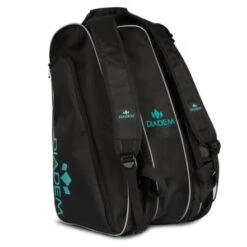Diadem Icon Pickleball Paddle Bag (Black/Teal)