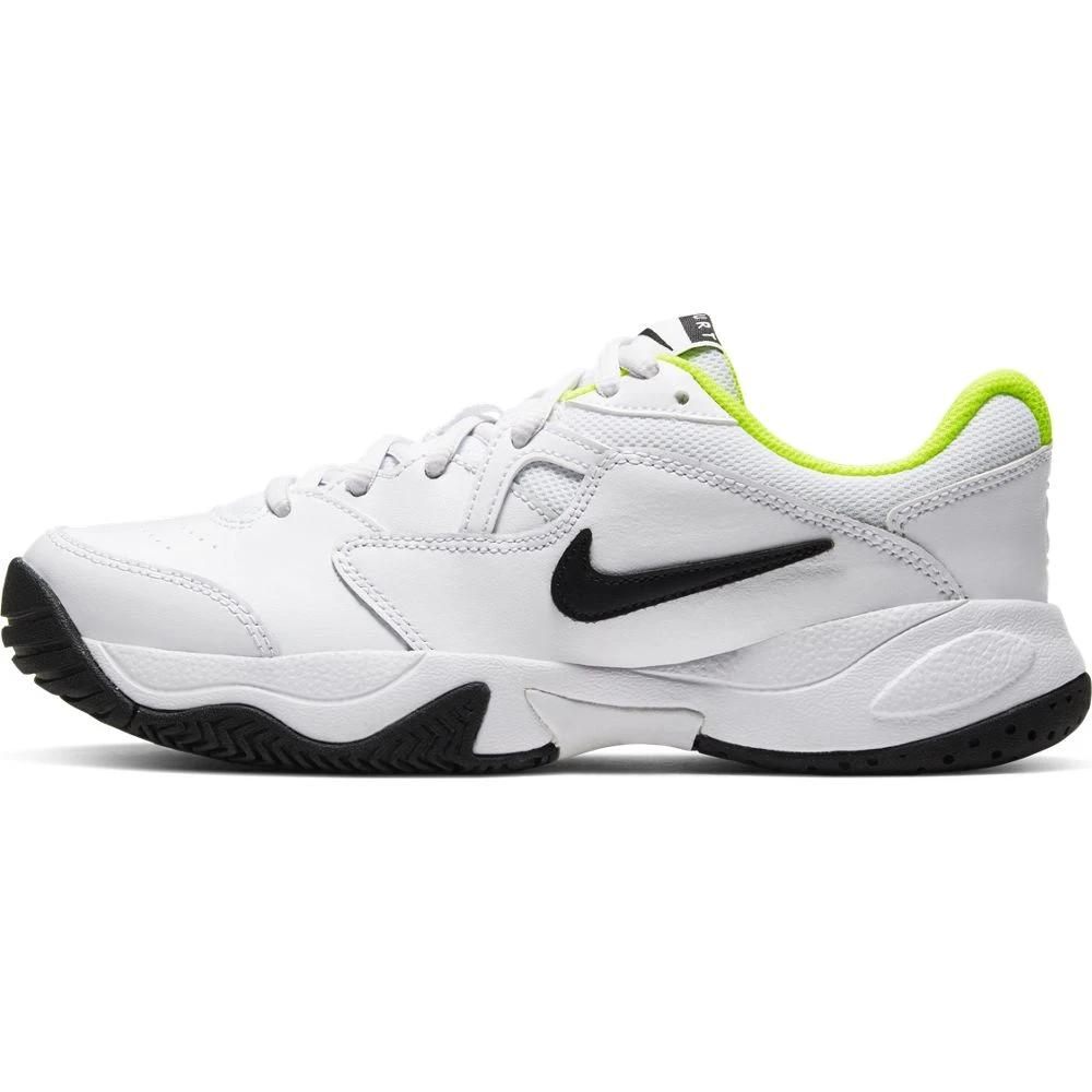 Nike Court Lite 2 Junior Tennis Shoe (White/Black/Green) 2 Nike Court Lite 2 Junior Tennis Shoe (White/Black/Green) - Image 2
