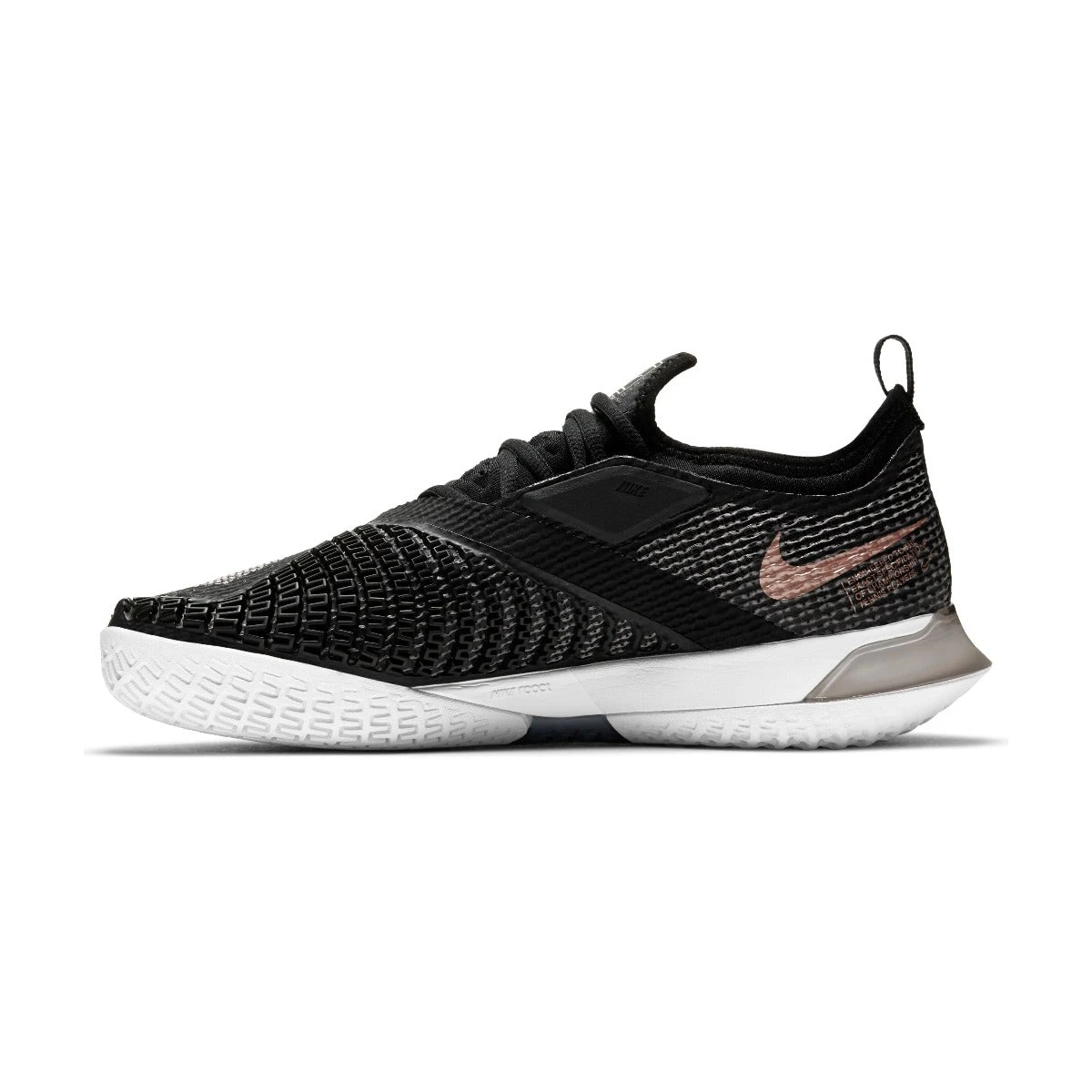 Nike React Vapor NXT Women's Tennis Shoe (Black/White) 2 Nike React Vapor NXT Women's Tennis Shoe (Black/White) - Image 2