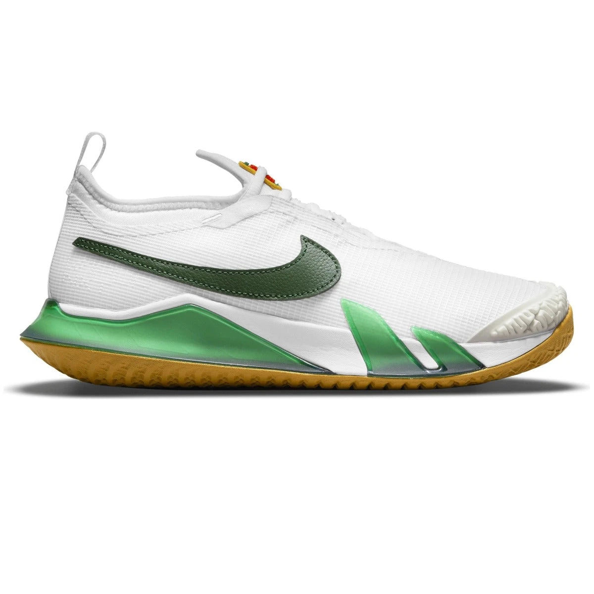 Nike React Vapor NXT Women's Tennis Shoe (White/Gold/Green) 1 Nike React Vapor NXT Women's Tennis Shoe (White/Gold/Green)
