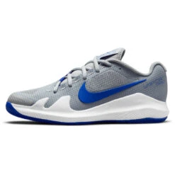 Nike Vapor Pro Junior Tennis Shoe (Grey/White) 18 Nike Vapor Pro Junior Tennis Shoe (Grey/White) -Racket Equipment Store CV0863 033 PHSLH000 3144