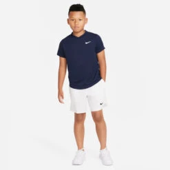 Nike Boys' Dri-FIT Victory Top (Obsidian/White) 12 Nike Boys' Dri-FIT Victory Top (Obsidian/White) -Racket Equipment Store CV7565 451 PHSYM003 3144
