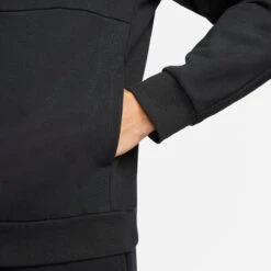 Nike Men's Fleece Heritage Tennis Hoodie (Black) -Racket Equipment Store DA5711 010 PHSYM002 3144