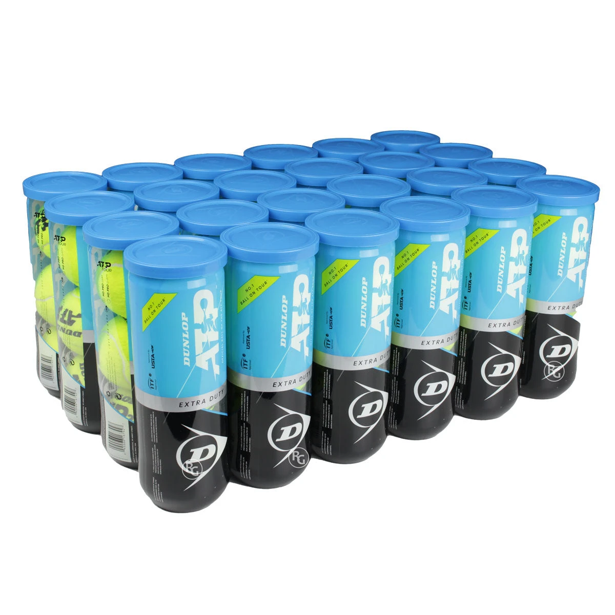 Dunlop ATP Extra Duty Tennis Balls – 24 Can Case 1 Dunlop ATP Extra Duty Tennis Balls – 24 Can Case