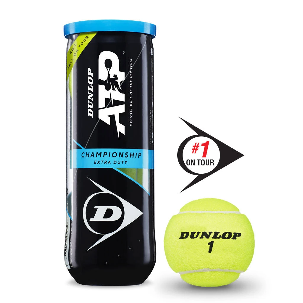 Dunlop ATP Championship Extra Duty Tennis Balls 1 Dunlop ATP Championship Extra Duty Tennis Balls