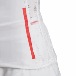 Adidas Women's Stella McCartney Tank Top (White) -Racket Equipment Store EA3122 APP on model detail 2 white