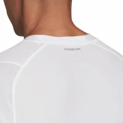 Adidas Men's Freelift AeroReady Top (White) 15 Adidas Men's Freelift AeroReady Top (White) -Racket Equipment Store FP7969 APP on model detail 3 white