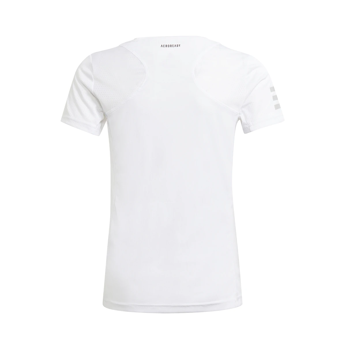 Adidas Girls Club Top (White/Grey) 2 Adidas Girls Club Top (White/Grey) - Image 2