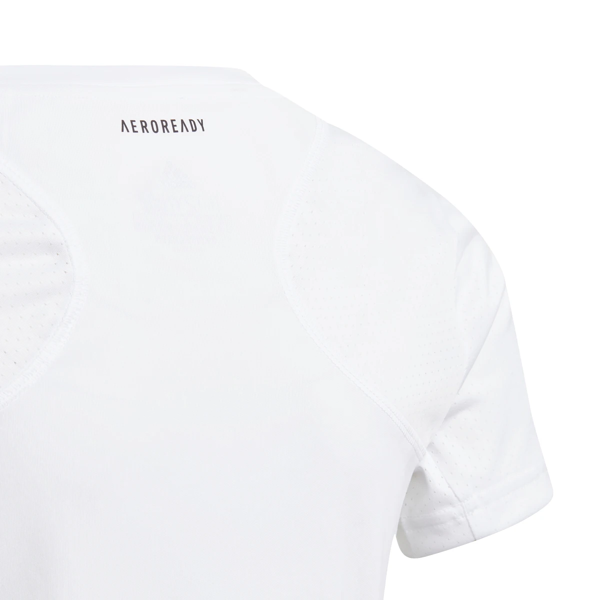 Adidas Girls Club Top (White/Grey) 4 Adidas Girls Club Top (White/Grey) - Image 4