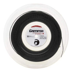 Gamma Synthetic Gut 16/1.30 W/ Wearguard Tennis String Reel (Black)