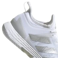 Adidas Adizero Ubersonic 4 Women's Tennis Shoe (White/Silver/Grey) 16 Adidas Adizero Ubersonic 4 Women's Tennis Shoe (White/Silver/Grey) -Racket Equipment Store GW2513 8 FOOTWEAR Photography DetailView1 white
