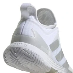 Adidas Adizero Ubersonic 4 Women's Tennis Shoe (White/Silver/Grey) 17 Adidas Adizero Ubersonic 4 Women's Tennis Shoe (White/Silver/Grey) -Racket Equipment Store GW2513 9 FOOTWEAR Photography DetailView2 white