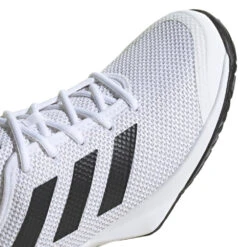 Adidas CourtFlash Men's Tennis Shoe (White/Black) -Racket Equipment Store GW2518 8 FOOTWEAR Photography DetailView1 white