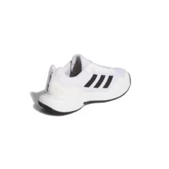Adidas GameCourt 2 Men's Tennis Shoe (White/Black) -Racket Equipment Store GW2991 7 FOOTWEAR Photography BackLateralTopView white