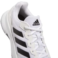 Adidas GameCourt 2 Men's Tennis Shoe (White/Black) -Racket Equipment Store GW2991 8 FOOTWEAR Photography DetailView1 white