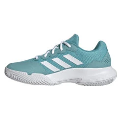 Adidas GameCourt 2 Women's Tennis Shoe (Mint Ton/Cloud White) -Racket Equipment Store GW6262 5