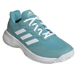 Adidas GameCourt 2 Women's Tennis Shoe (Mint Ton/Cloud White) -Racket Equipment Store GW6262 6