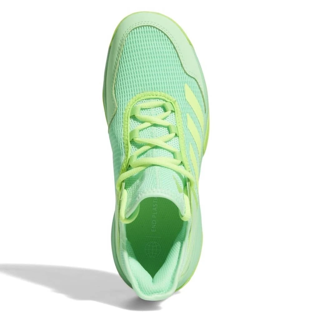 Adidas Ubersonic 4 Junior Tennis Shoe (Beam Green/Signal Green) 2 Adidas Ubersonic 4 Junior Tennis Shoe (Beam Green/Signal Green) - Image 2