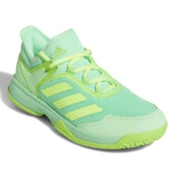 Adidas Ubersonic 4 Junior Tennis Shoe (Beam Green/Signal Green) 12 Adidas Ubersonic 4 Junior Tennis Shoe (Beam Green/Signal Green) -Racket Equipment Store GY4019 6 FOOTWEAR Photography FrontLateralTopView white