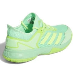 Adidas Ubersonic 4 Junior Tennis Shoe (Beam Green/Signal Green) 13 Adidas Ubersonic 4 Junior Tennis Shoe (Beam Green/Signal Green) -Racket Equipment Store GY4019 7 FOOTWEAR Photography BackLateralTopView white