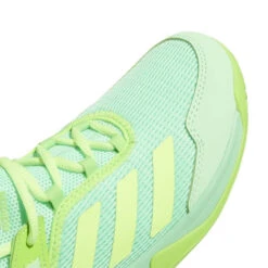 Adidas Ubersonic 4 Junior Tennis Shoe (Beam Green/Signal Green) 15 Adidas Ubersonic 4 Junior Tennis Shoe (Beam Green/Signal Green) -Racket Equipment Store GY4019 9 FOOTWEAR Photography DetailView2 white