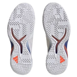 Adidas Adizero Cybersonic Men's Tennis Shoe (White/Black) 12 Adidas Adizero Cybersonic Men's Tennis Shoe (White/Black) -Racket Equipment Store GY9634 4 FOOTWEAR Photography BottomView transparent 1