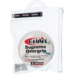 Gamma Supreme Overgrip 15 Pack (White)