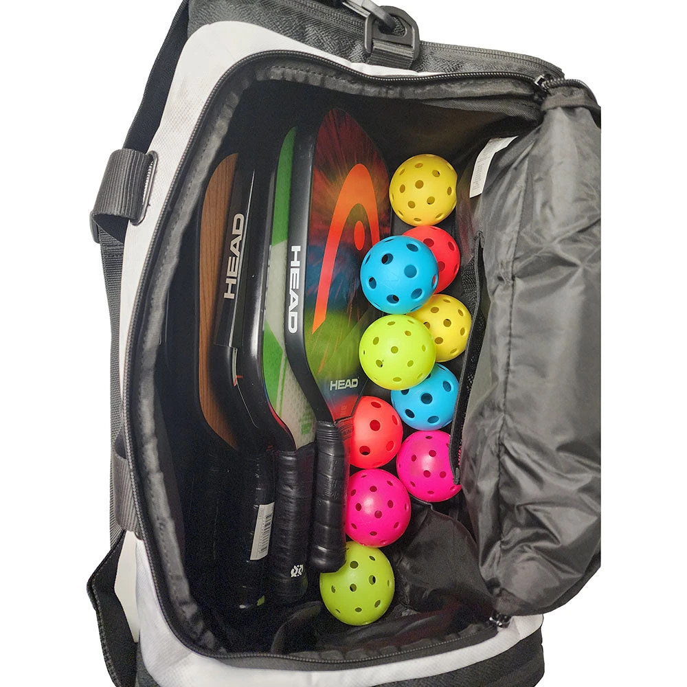 Head Novak Djokovic Duffel Bag (White/Black) 6 Head Novak Djokovic Duffel Bag (White/Black) - Image 6