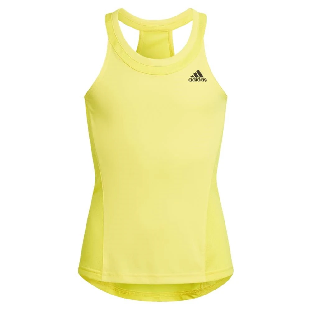 Adidas Girl's Club Tank Top (Beam Yellow) 1 Adidas Girl's Club Tank Top (Beam Yellow)