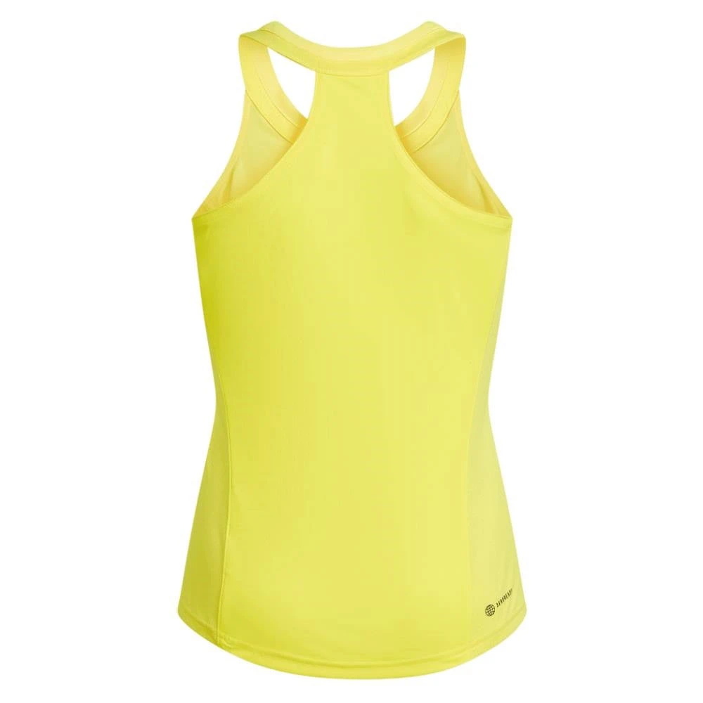 Adidas Girl's Club Tank Top (Beam Yellow) 2 Adidas Girl's Club Tank Top (Beam Yellow) - Image 2