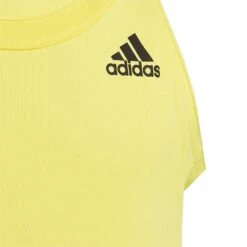 Adidas Girl's Club Tank Top (Beam Yellow) 8 Adidas Girl's Club Tank Top (Beam Yellow) -Racket Equipment Store HN6304 5 APPAREL Photography DetailView2 transparent