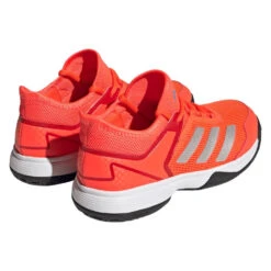 Adidas Ubersonic 4 Junior Tennis Shoe (Red) -Racket Equipment Store HP9698 7 FOOTWEAR Photography BackLateralTopView transparent