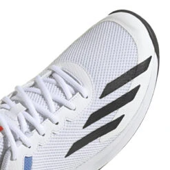 Adidas Courtflash Speed Men's Tennis Shoe (White/Black) -Racket Equipment Store HQ8481 8 FOOTWEAR Photography DetailView1 transparent