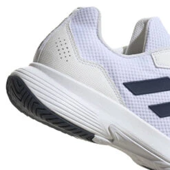 Adidas GameCourt 2 Men's Tennis Shoe (White/Navy) -Racket Equipment Store HQ8809 8 FOOTWEAR Photography DetailView1 transparent
