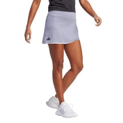Adidas Women's Club Skirt (Purple) 8 Adidas Women's Club Skirt (Purple) -Racket Equipment Store HT7187 5 APPAREL OnModel WalkingView transparent