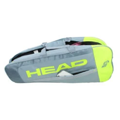 Head Core Pro 3 Pack Racquet Bag (Grey/Yellow) -Racket Equipment Store IMG 2944