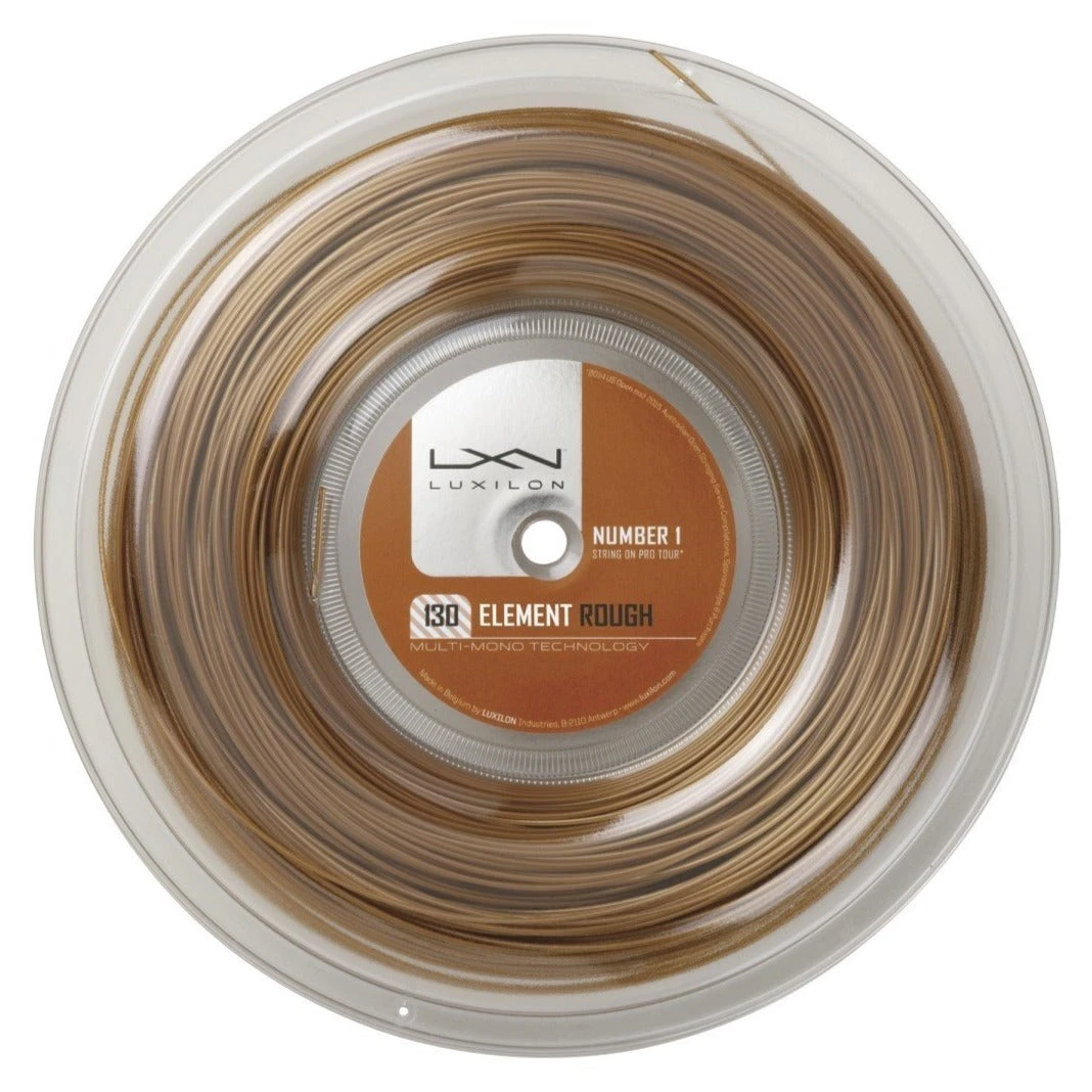 Luxilon Element 16/1.30 Tennis String Reel (Bronze) 1 Luxilon Element 16/1.30 Tennis String Reel (Bronze)