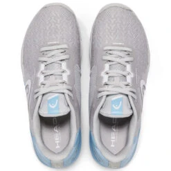 Head Revolt Pro 3.5 Women's Tennis Shoe (Grey/Light Blue) -Racket Equipment Store Presentation 274121 Revolt Pro 3 5 Women GRLB Gray LightBlue 5