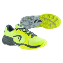 Head Sprint 3.5 Junior Tennis Shoe (Yellow/Green) 9 Head Sprint 3.5 Junior Tennis Shoe (Yellow/Green) -Racket Equipment Store Presentation 275102 Sprint 3.5 Junior YEGR 3