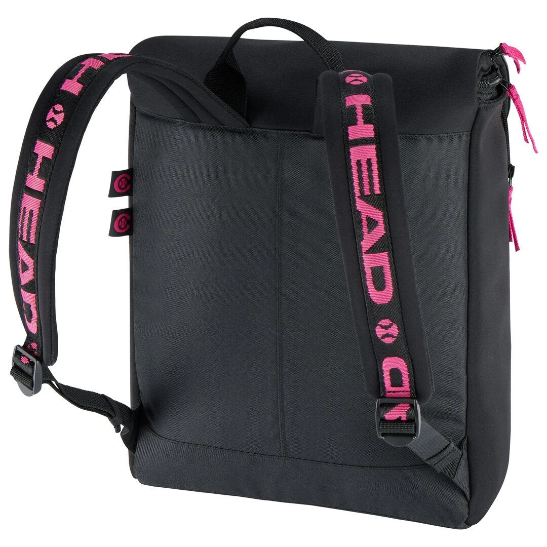 Head Coco Backpack Racquet Bag (Black/Pink) 3 Head Coco Backpack Racquet Bag (Black/Pink) - Image 3