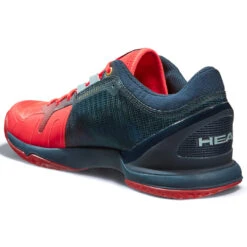 Head Sprint Pro 3.0 Men's Indoor Court Shoe (Red/Navy) 7 Head Sprint Pro 3.0 Men's Indoor Court Shoe (Red/Navy) -Racket Equipment Store Presentation SprintPro3.0IndoorNRMNNeonRedMidnightNavy4
