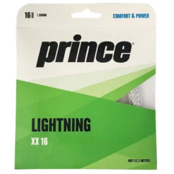 Prince Lightning XX 16/1.30 Tennis String (Silver)