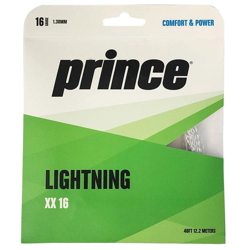 Prince Lightning XX 16/1.30 Tennis String (Silver) 1 Prince Lightning XX 16/1.30 Tennis String (Silver)